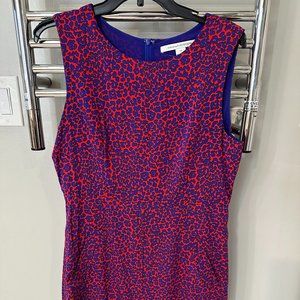Diane von Furstenberg leopard dress size 12